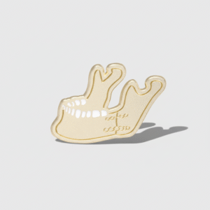 Anatomical Jawbone Lapel Pin