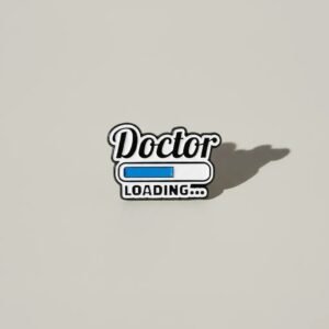 Doctor Loading Enamel Pin