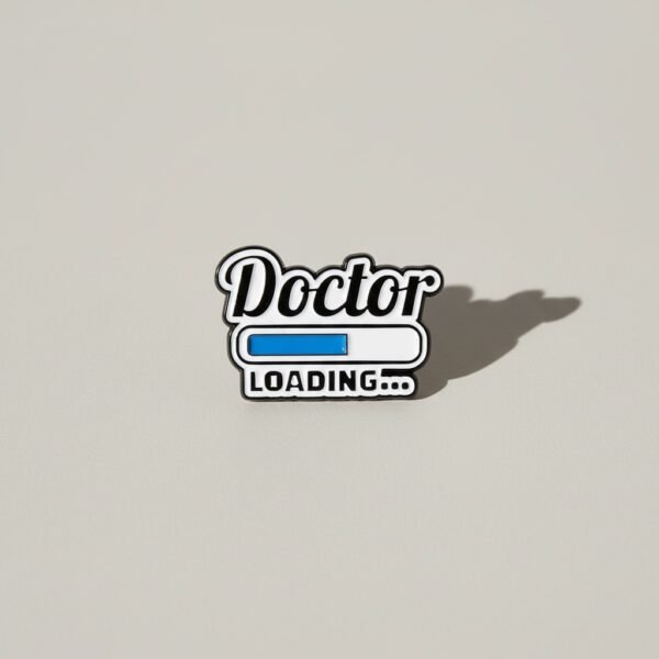 Doctor Loading Enamel Pin