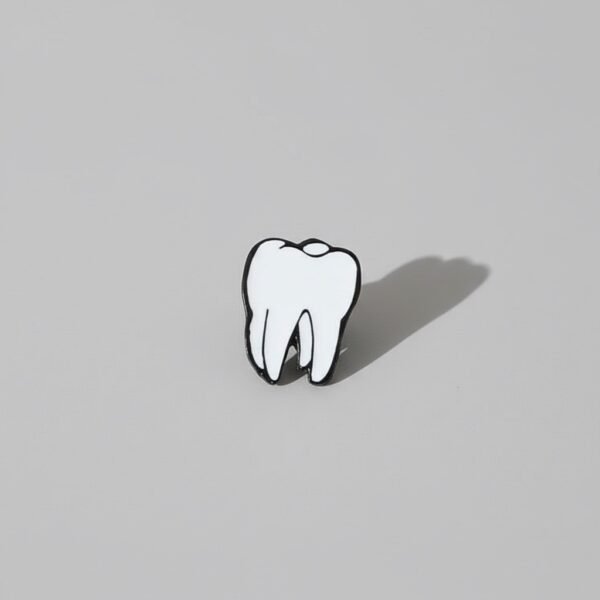 Molar Tooth Enamel Pin