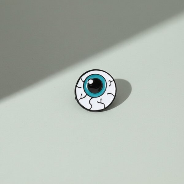 Cartoon Eyeball Enamel Pin